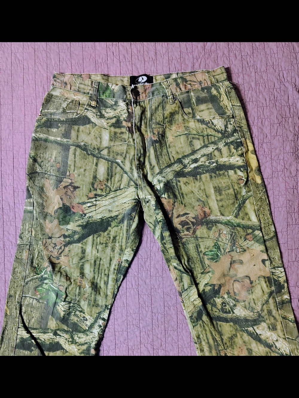 ​Mossy Oak Camo Hunting Pants Mens 36x30 Break Up Infinity Real Tree Field Jeans